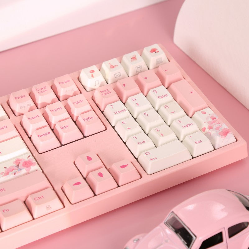 Varmilo Sakura R1/R2 Pink Mechanical Keyboard