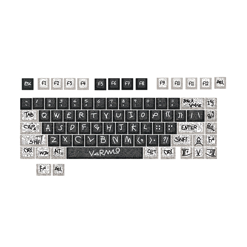 Varmilo Minilo Keith Haring 83 Keys JDA Profile PBT Keycaps Set