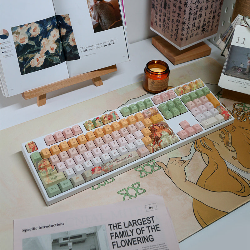 Mucha Keycaps Set