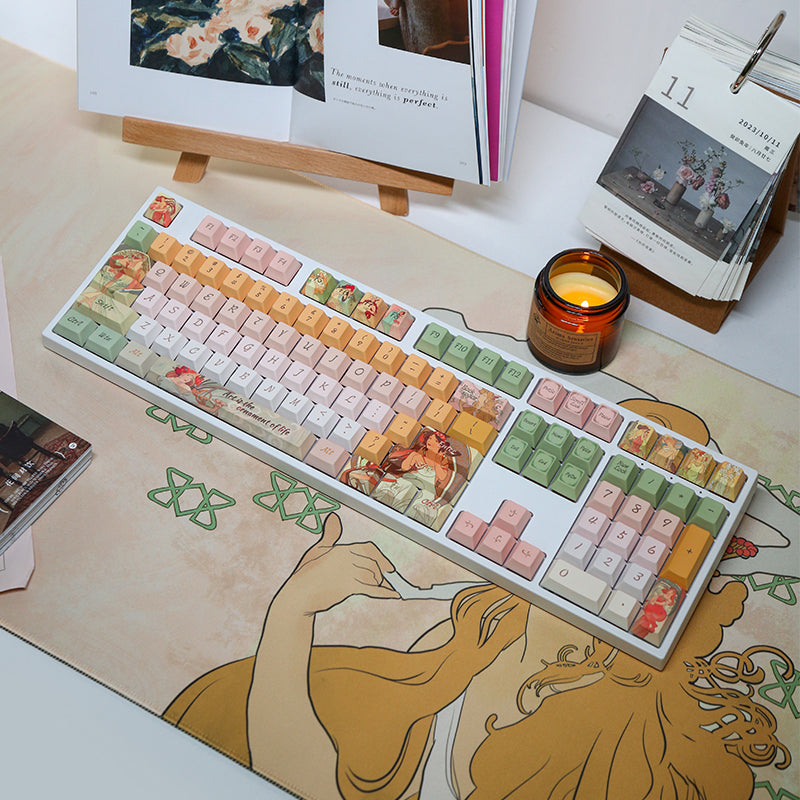 Mucha Keycaps Set