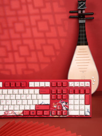 阿米洛中国娘系列-锦鲤娘机械键盘