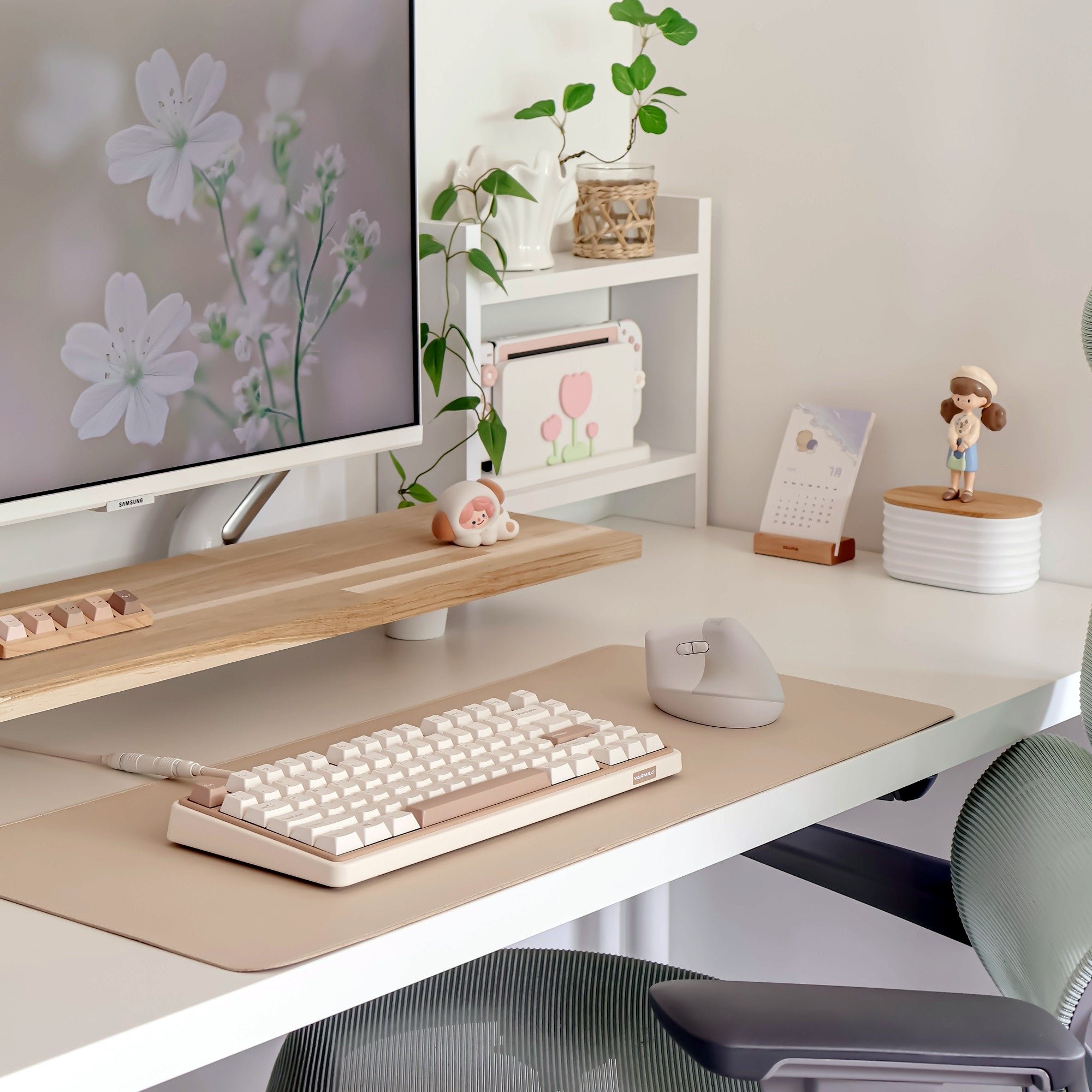 minimal　5 ウェッソン　ルーズ　生成り　アイボリー Varmilo Minilo 75 Gasket Wireless Mechanical Keyboard